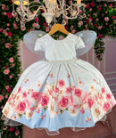 Vestido Giovanella /Giovanela Azul Bebe Borboletas