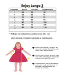 Vestido Enjoy Longo Regata Azul Bebe