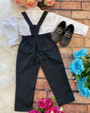 Conjunto Kanga Social Gustavo Preto Suspensorio