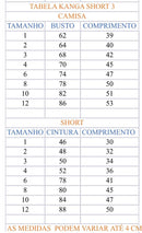 Conjunto Meninos Kanga Social Suspensorio Marcos Marrom Shorts
