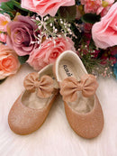 Sapatilha Flor Di Mila Bronze Gliter