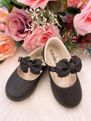 Sapatilha Flor Di Mila Preto Gliter