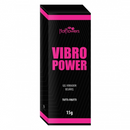 VIBRO POWER  Gel Vibrador Beijável Aroma Tutti Frutti 15g-  Hot Flowers