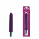 Vibrador Personal 14,5 cm, 10 Vibrações e Textura Aveludada - LILÁS