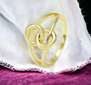 Anel Elos Banhado a Ouro 18k