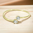 Bracelete Ponteira Banhado a Ouro 18k