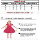 Vestido Marie Rosa Jardim Encantado Laço
