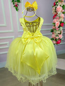 Vestido Enjoy Juvenil Helena Amarelo