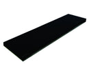 Prateleira Simples Preta 80x15 cm Com Suporte Em Mdf