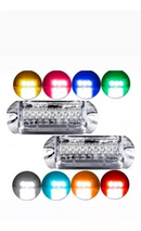 PAR DE FAROL STROBO RGB 3W