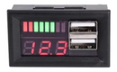 VOLTIMETRO-2 USB- BIVOLT- ASX