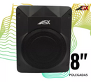Caixa De Som Slim Amplificada 8 Polegadas 300 Watts Tipo  - asx