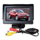 Tela Fixa Monitor Veicular 4.3 Vídeo Lcd Para Câmera Ré