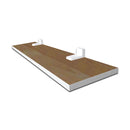 Prateleira Linha-Furta cor Com Borda De Pvc Branco 25x20 cm