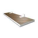 Prateleira Linha-Furta cor Com Borda De Pvc Branco 25x15 cm