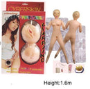 Boneca Inflável com Vibro Sweet Paradise 1,60 m Ânus e Vagina