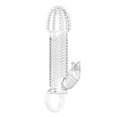Capa Peniana com Vibrador e Anel de Escroto - Cristal Sleeve 2 - Love Nest