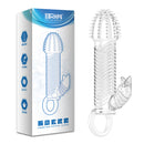 Capa Peniana com Vibrador e Anel de Escroto - Cristal Sleeve 2 - Love Nest