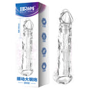 Capa Extensora com Vibro e Anel Escrotal em Silicone Love Nest