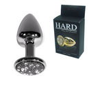 Plug Tamanho P Onix Com Pedra Cravejada Em Strass - Joia Anal HARD