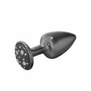 Plug Tamanho P Onix Com Pedra Cravejada Em Strass - Joia Anal HARD