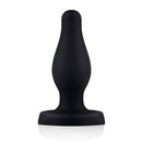 Plug Anal Preto com Ventosa - 11 x 4 cm