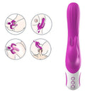 Vibrador Tripla Estimulação Dois Motores Independentes 12 modos de Vibração - Eden