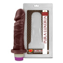 Pênis Vibrador Realístico Marrom 15,3 x 4 cm - Pura Luxúria