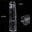 Capa Peniana Transparente em CyberSkin 2,5 cm - Lovetoy