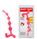Plug Anal em Jelly BENDY TWIST com Estimulador de Períneo