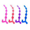 Plug Anal em Jelly BENDY TWIST com Estimulador de Períneo