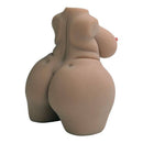 Masturbador Corpinho Realístico Quadril Marrom CyberSkin 7kg