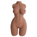 Masturbador Corpinho Realístico Marrom em CyberSkin 14kg