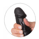 Pênis Realístico com Ventosa e Escroto em Realistic Skin 18 x 5 cm - Thor Preto