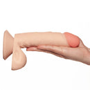 Pênis Realístico com Ventosa em Realistic Skin 15 x 4 cm - John Bege