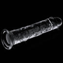 Pênis Realístico Transparente com Ventosa em Jelly TPE 17 cm - 7" - LOVETOY CLEAR DILDO