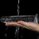 Pênis Realístico Transparente com Ventosa em Jelly TPE 17 cm - 7" - LOVETOY CLEAR DILDO