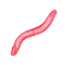Pênis Vertebrado em Jelly Rosa Duplo 36 cm Realista