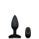 Plug Anal Com Vibro em Silicone À Prova d'água Recarregável e Controle Remoto 6 Modos de Vibração