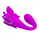 Vibrador Para Casal Chimera em Formato de Borboleta com 12 níveis de Vibração Recarregável - Pretty Love