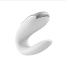 Satisfyer Double Fun Vibrador para Casal controlado por App via Bluetooth e Controle Remoto - Branco