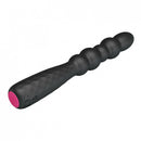 Monroe Plug Anal em Silicone Anelado Recarregável com 12 Níveis de Vibração - Pretty Love