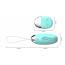 Bullet com controle remoto SHAPE OF LOVE Verde Silicone Texturizado - LILO SPARK OF LOVE