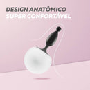 Plug Anal Pompom Magic Bunny - Magic Motion controlado via APP 10 modos de vibração À prova d'água