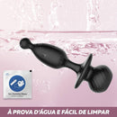 Plug Anal Pompom Magic Bunny - Magic Motion controlado via APP 10 modos de vibração À prova d'água
