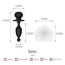 Plug Anal Pompom Magic Bunny - Magic Motion controlado via APP 10 modos de vibração À prova d'água