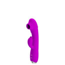 Vibrador Regina 3 em 1 Ponto G Sugador e Estimulador de Clitóris Recarregável - Pretty Love