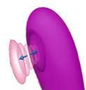 Vibrador Regina 3 em 1 Ponto G Sugador e Estimulador de Clitóris Recarregável - Pretty Love