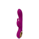 Vibrador Dupla Estimulação c/ Auto Aquecimento Ponto G e Clitóris Rabbit Luxo Recarregável em Silicone - Lealso