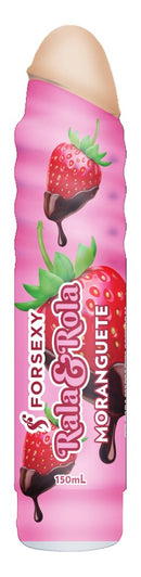 Gel para Massagem Comestível Sabor Moranguete Rala e Rola - 150ml